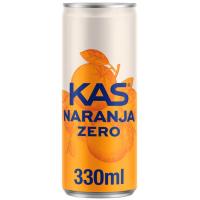 Refresc de taronja KAS ZERO, llauna 33 cl