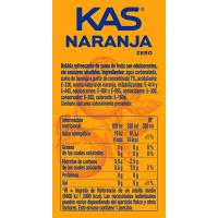 Refresco de naranja KAS ZERO, lata 33 cl