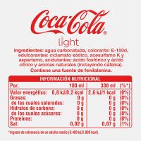 Refresc de cola light COCA-COLA, llauna 33 cl