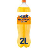 Refresc de taronja CAS ZERO, ampolla 2 litres