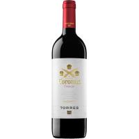 Vino Tinto Crianza D.O. Catalunya TORRES CORONAS, botella 75 cl