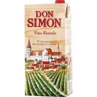 Vi rosat de taula DON SIMON, brik 1 litre