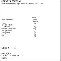 Cervesa SAN MIGUEL, pack botellín 6x25 cl