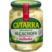 Corazones de alcachofa en mitades GVTARRA, frasco 400 g