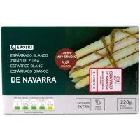Espàrrec extra IGP Navarra 6/8 peces EROSKI, llauna 220 g
