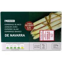 Espárrago extra IGP Navarra 6/8 piezas EROSKI, lata 220 g