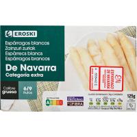 Espàrrec gruixut IGP Navarra 6/9 peces EROSKI, llauna 125 g