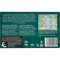 Espàrrec gruixut IGP Navarra 6/9 peces EROSKI, llauna 125 g