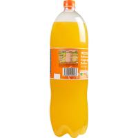 Refresco de naranja EROSKI, botella 2 litros