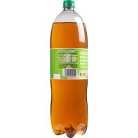 Refresco con gas sabor manzana EROSKI, botella 2 litros