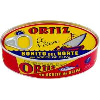 Tonyina del nord en oli d`oliva ORTIZ, llauna 112 g