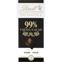 Xocolata 99% cacau LINDT Excellence, tauleta 50 g