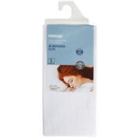 Funda de Almohada protectora cuti, 100% algodón, Blanco, Talla 70, EROSKI