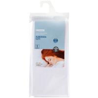 Funda de Almohada protectora cuti, 100% algodón , Blanco, Talla 90, EROSKI