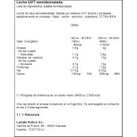 Llet semidesnatada PRESIDENT, brik 1 litre