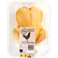 Pollo limpio EROSKI Natur, pieza al peso aprox. 1.6 kg