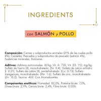 Aliment de salmó-pollastre FRISKIES Gourmet Gold, llauna 85 g