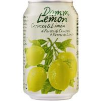 Cerveza sabor limón DAMM, lata 33 cl