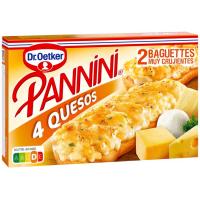 Panninis de 4 quesos DR. OETKER, pack 2x125 g