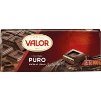 Chocolate puro VALOR, tableta 300 g