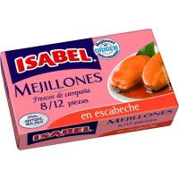 Mejillón en escabeche 8/12 piezas ISABEL, lata 115 g