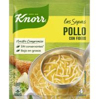 Sopa de pollastre amb fideus KNORR, sobre 63 g