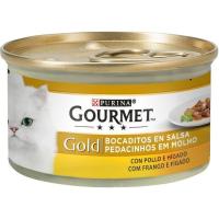 Aliment de fetge-pollastre FRISKIES Gourmet Gold, llauna 85 g