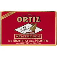 Ventresca de tonyina del nord oliï d`oliva ORTIZ, llauna 110 g