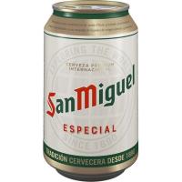 Cervesa SAN MIGUEL, llauna 33 cl
