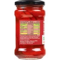 Pebrot de piquillo sencer EROSKI, flascó 225 g