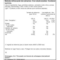 Tònica light SCHWEPPES, ampolla 1 litre