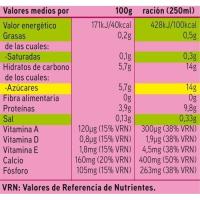 Leche desnatada calcio EROSKI, brik 1 litro