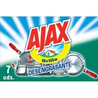 Estropajo jabonoso desengrasante AJAX - 7 unidades