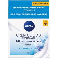 Crema hidratant normal-mixta 50 NIVEA Visage, pot 50 ml