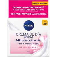 Crema hidratant pell seca-sensible NIVEA Visage, pot 50 ml