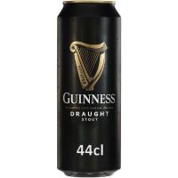 Cerveza irlandesa negra GUINNESS, lata 44 cl