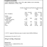 Quallada ensucrada DANONE, pack 2x135 g