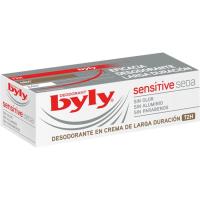 Desodorante en crema sin olor sensitive seda BYLY, tubo 25 ml