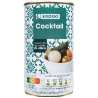 Cocktail en oli d`oliva EROSKI, llauna 150 g