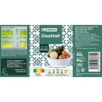 Cocktail en oli d`oliva EROSKI, llauna 150 g