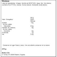 Mostaza antigua MAILLE, frasco 210 g