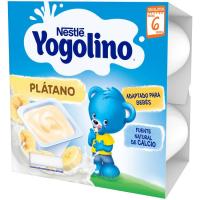 Yogolino de plàtan NESTLÉ, pack 4x100 g