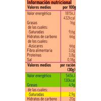 Pansa sultana amb xocolata amb llet EROSKI, bossa 150 g