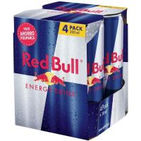 Beguda energètica RED BULL, pack 4x25 cl