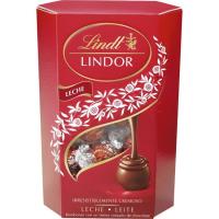 Bombons de llet LINDT Cornet Lindor, caixa 200 g