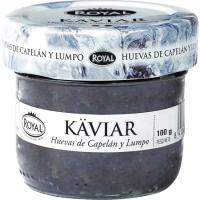 Huevas negras de Islandia ROYAL, frasco 100 g 