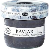 Ous negres d`Islàndia ROYAL, flascó 100 g