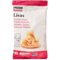 Patates fregides llises EROSKI basic, bossa 170 g