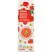 Gazpacho tradicional EROSKI, brik 1 litro