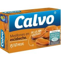 Musclo en escabetx 13/18 peces CALVO, llauna 115 g